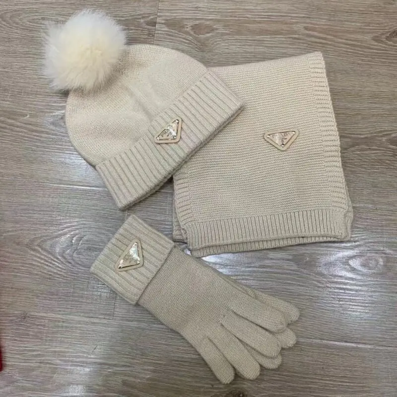 prada hat and echapres and glove set s_1265221